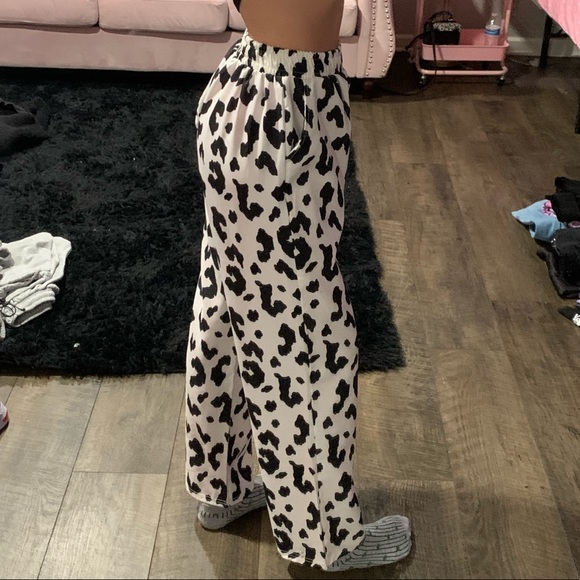 Cow Print Sweatpants - Picture 2 of 6